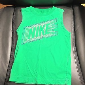 Sleeveless Nike T-Shirt Size 4 XS Bright Green